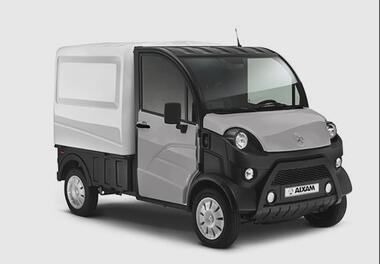 Aixam Pro Van silber